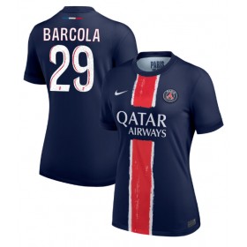 Paris Saint-Germain Bradley Barcola #29 Hemmakläder Dam 2024-25 Kortärmad